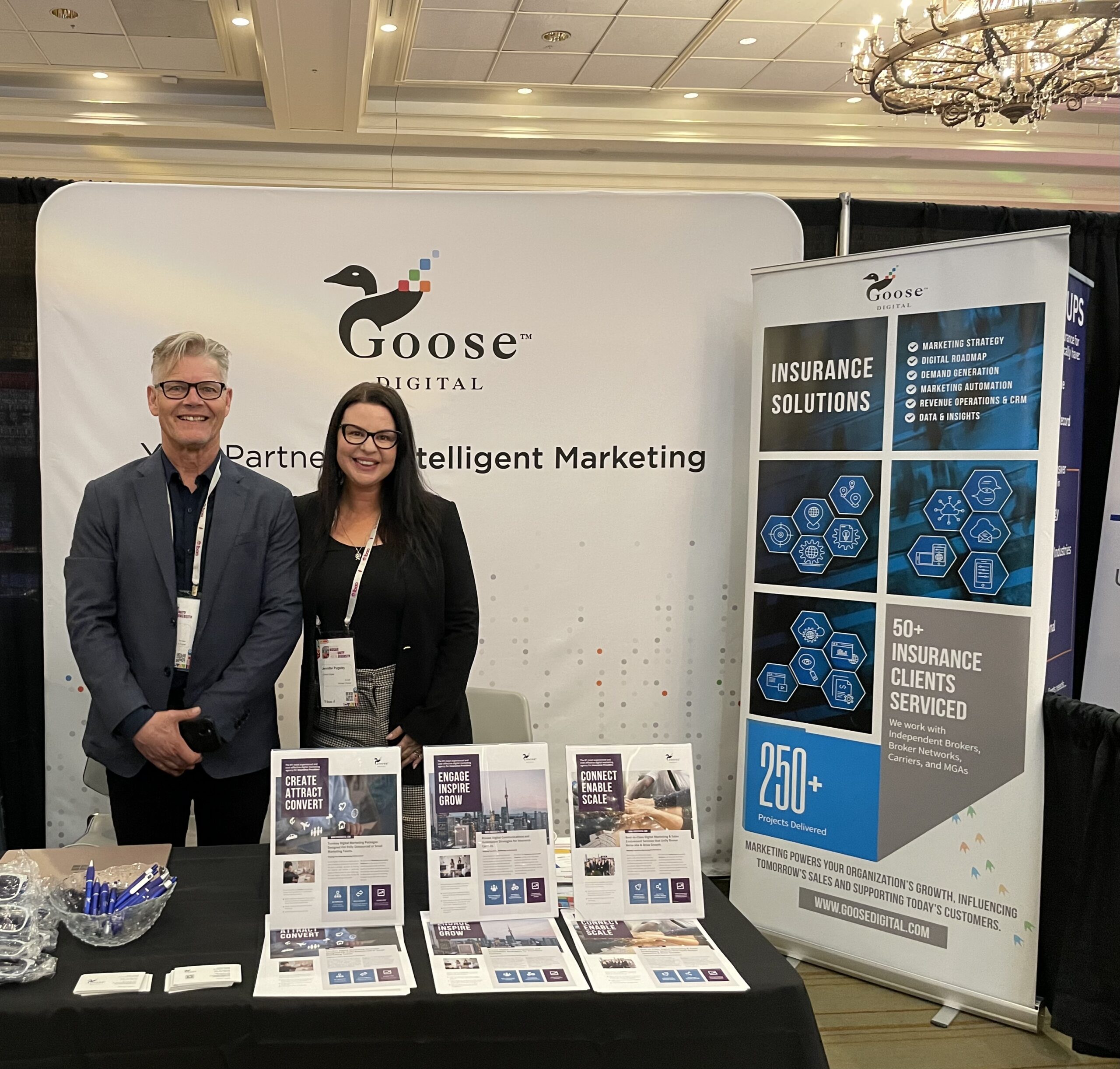 Jennifer Pugsley and Chris O'Neill at the IBAA Convention 2025